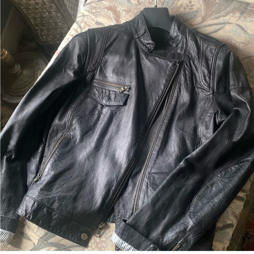 Banana republic leather jacket